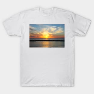 Seven Mile Caribbean Island Sunset T-Shirt